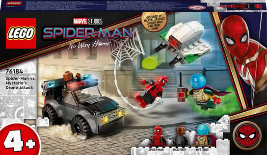 LEGO Marvel, klocki, Spider Man, Spider-Man kontra Mysterio, 76184 LEGO