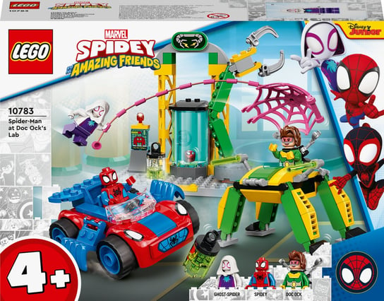 LEGO Marvel, klocki, Spidey, Spider-Man w laboratorium Doca Ocka, 10783 LEGO