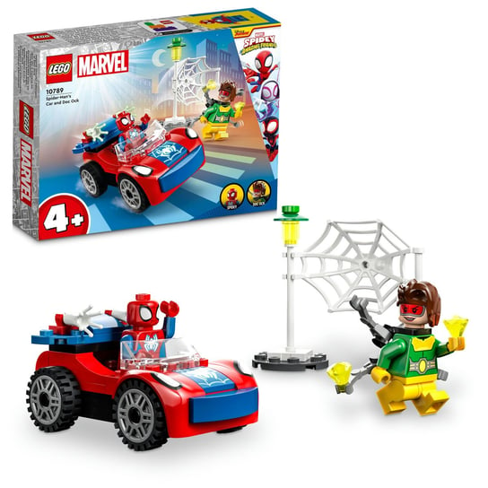 LEGO Marvel, klocki, Spidy, Samochód Spider-Mana i Doc Ock, 10789 LEGO