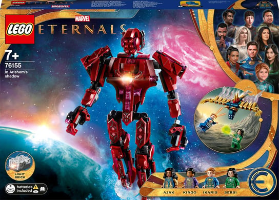 LEGO Marvel, klocki, The Eternals, zestaw w cieniu Arishem, 76155 LEGO