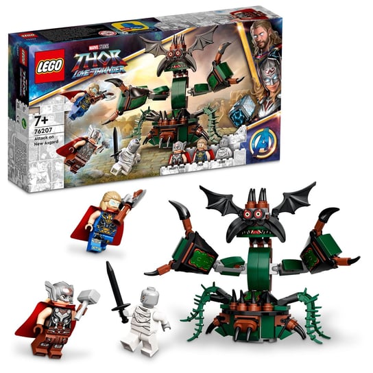LEGO Marvel, klocki, Thor, Atak na Nowy Asgard, 76207 LEGO
