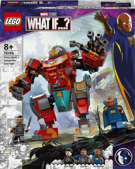 LEGO Marvel, klocki, What If?, Sakaariański Iron Man Tony’ego Starka, 76194 LEGO