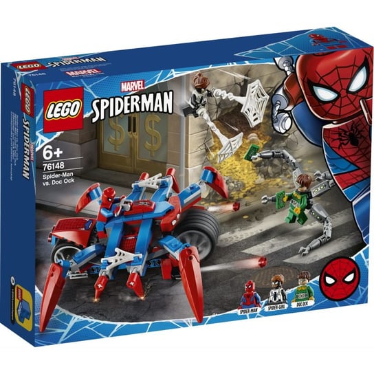 LEGO Marvel, Spider Man, klocki Spider-Man kontra Doc Ock, 76148 LEGO