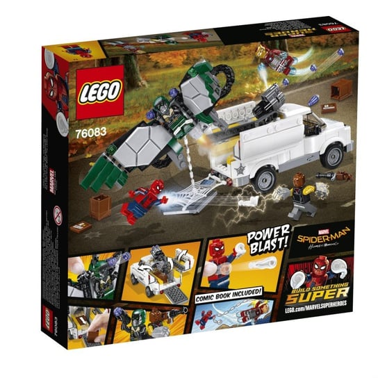 LEGO Marvel, Spider-man klocki Uwaga na Sępa, 76083 LEGO