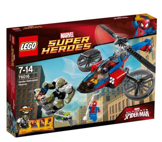 LEGO Marvel, Super Heroes, Spider-Man, klocki Centrum ratunkowe Pająka, 76016 LEGO