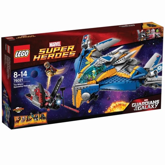 LEGO Marvel, Super Heroes, Strażnicy Galaktyki, klocki Statek kosmiczny Milano, 76021 LEGO