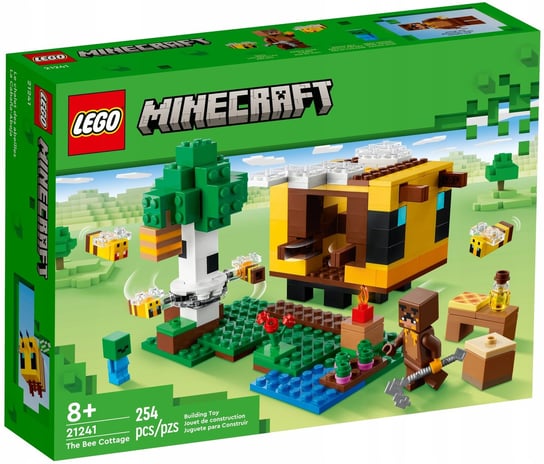 Lego Minecraft 21241 Lego Minecraft Pszczeli Ul LEGO