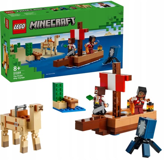 LEGO MINECRAFT 21259 KLOCKI REJS STATKIEM PIRACKIM ZESTAW +eKATALOG LEGO