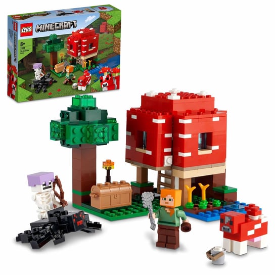 LEGO Minecraft - Dom w grzybie (21179) KLOCKI PREZENT LEGO