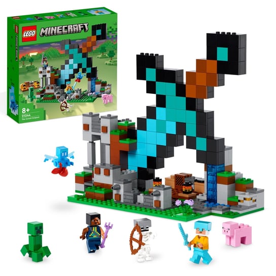 LEGO Minecraft, klocki, Bastion miecza, 21244 LEGO