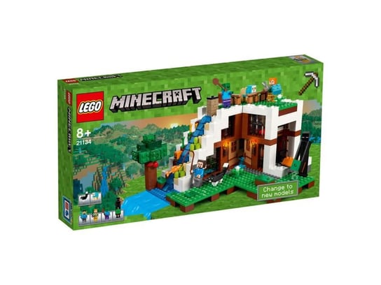 LEGO Minecraft, klocki Baza pod wodospadem, 21134 LEGO