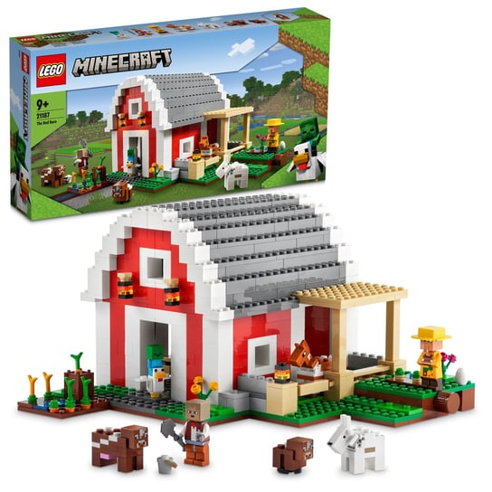 LEGO Minecraft, klocki, Czerwona Stodoła, 21187 LEGO