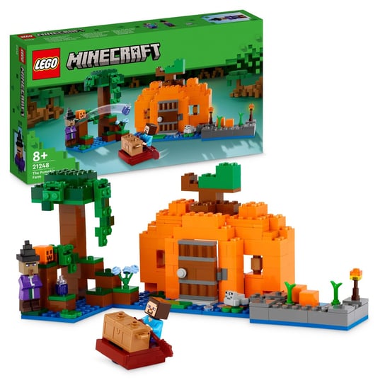 LEGO Minecraft, klocki, Dyniowa farma, 21248 LEGO