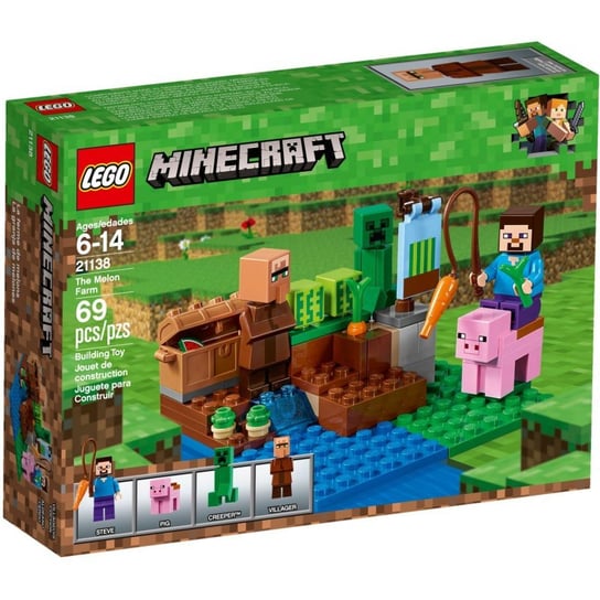LEGO Minecraft, klocki Farma arbuzów, 21138 LEGO