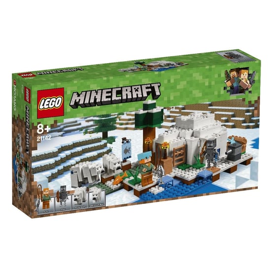 LEGO Minecraft, klocki Igloo niedźwiedzia polarnego, 21142 LEGO