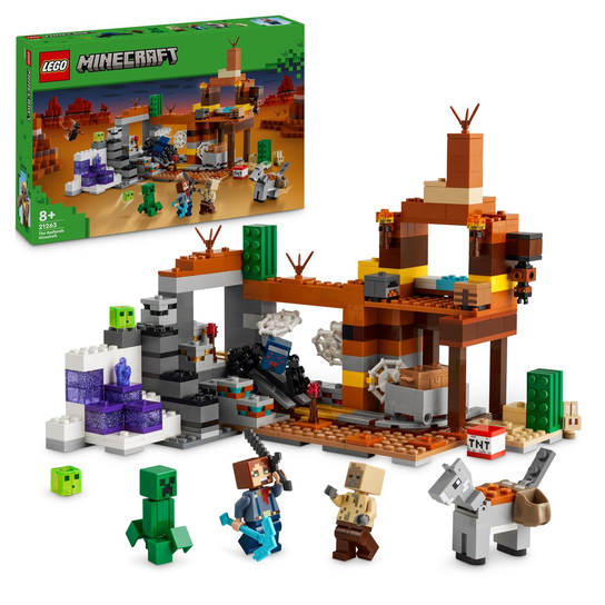 LEGO Minecraft, klocki, Kopalnia w Badlandach, 21263 LEGO