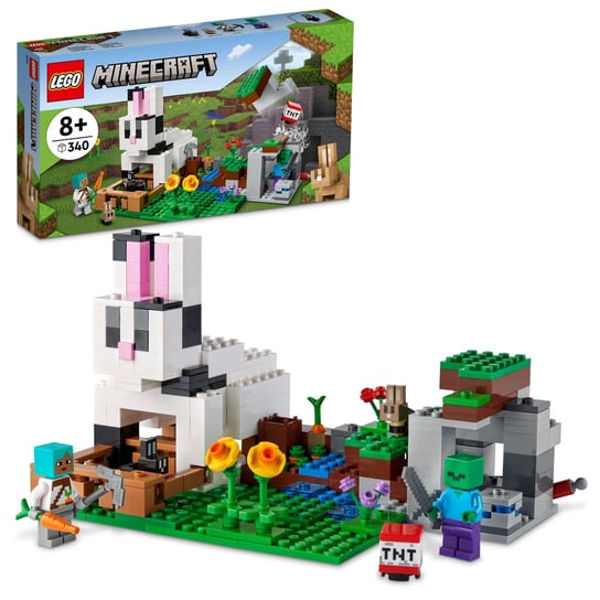 LEGO Minecraft, klocki, Królicza farma, 21181 LEGO
