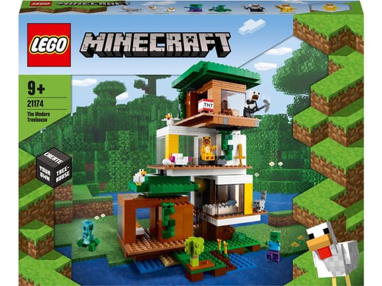 LEGO Minecraft, klocki, Nowoczesny domek na drzewie, 21174 LEGO