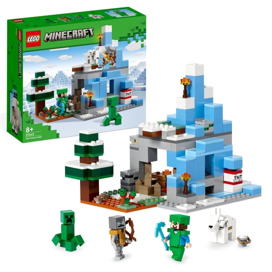LEGO Minecraft, klocki, Ośnieżone szczyty, 21243 LEGO