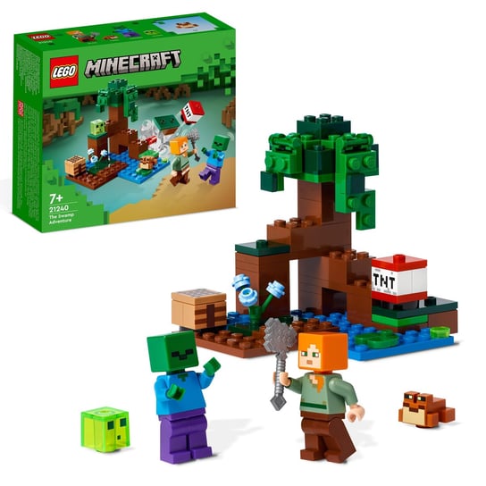 LEGO Minecraft, klocki, Przygoda na mokradłach, 21240 LEGO