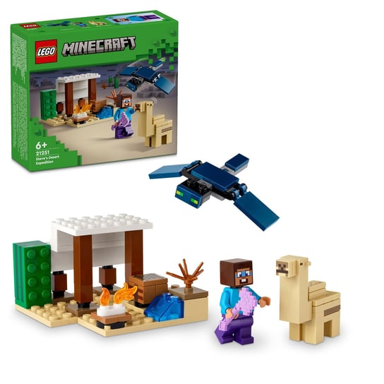 LEGO Minecraft, klocki, Pustynna wyprawa Steve’a, 21251 LEGO