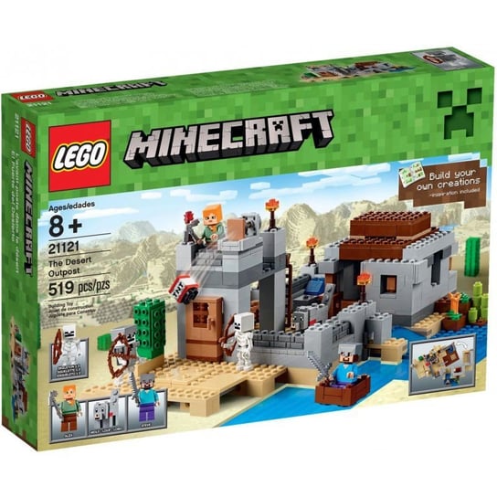 LEGO Minecraft, klocki Pustynny posterunek, 21121 LEGO