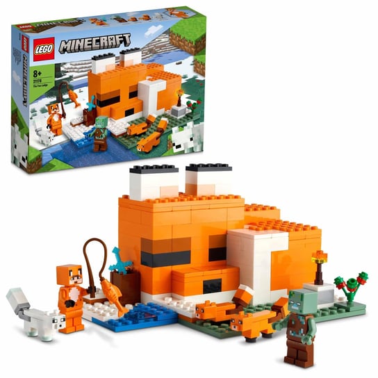 LEGO Minecraft, klocki, Siedlisko lisów, 21178 LEGO