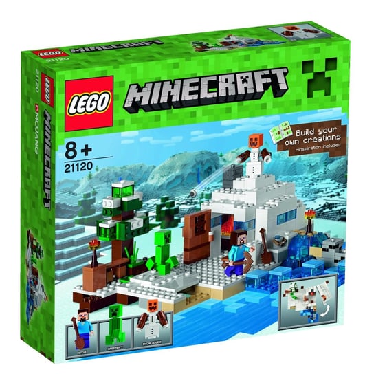LEGO Minecraft, klocki Śnieżna kryjówka, 21120 LEGO