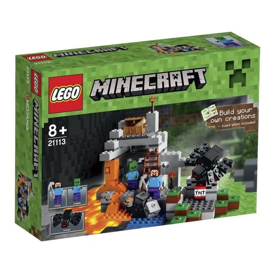 LEGO Minecraft, klocki The Cave, Jaskinia, 21113 LEGO