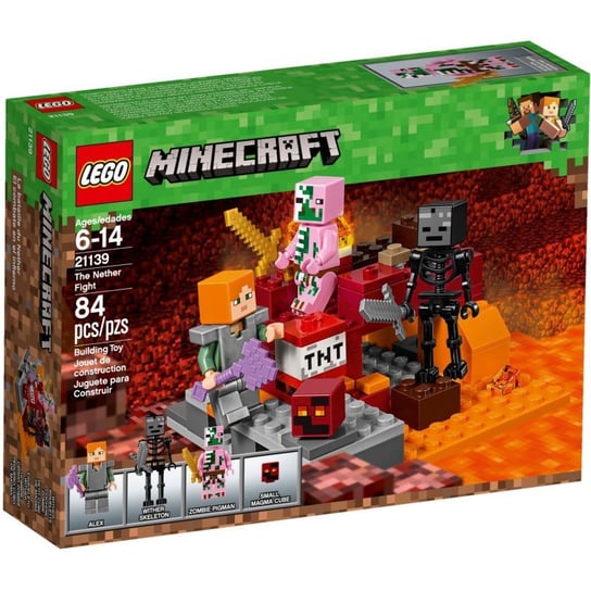 LEGO Minecraft, klocki Walka w Netherze, 21139 LEGO