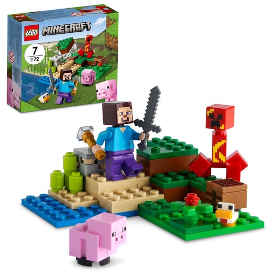 LEGO Minecraft, klocki, Zasadzka Creepera, 21177 LEGO