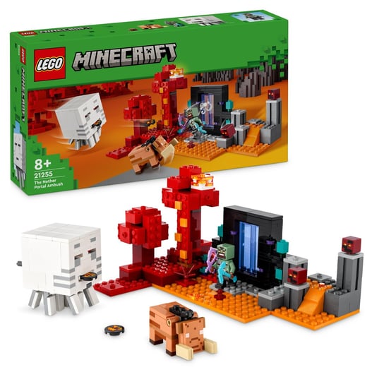 LEGO Minecraft, klocki, Zasadzka w portalu do Netheru, 21255 LEGO