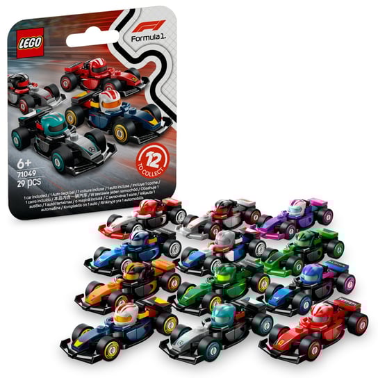 LEGO Minifigures, Kolekcjonerskie bolidy F1®, klocki, 71049 LEGO