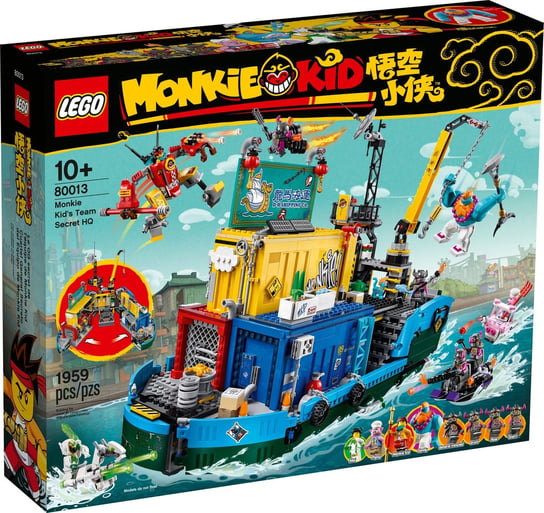 LEGO Mokie Kid, klocki, Tajne dowództwo ekipy Monkie, 80013 LEGO