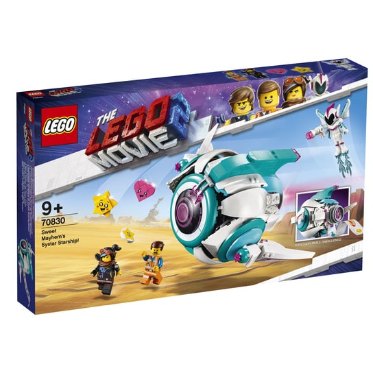 LEGO Movie 2, klocki Gwiezdny statek Słodkiej Zadymy, 70830 LEGO