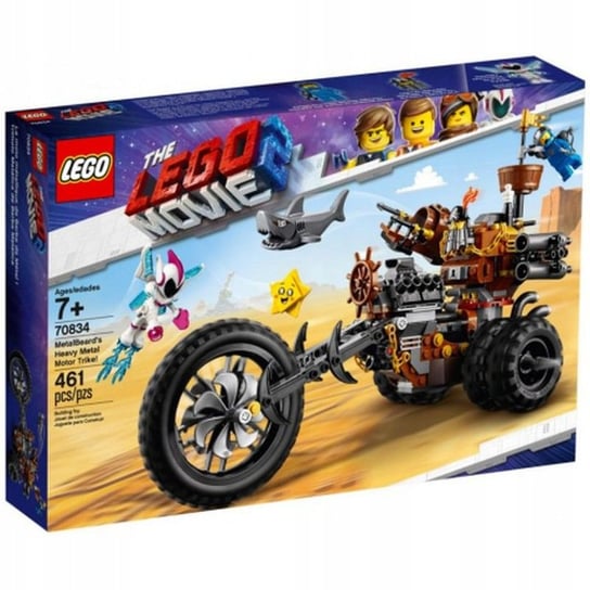 LEGO Movie 2, klocki Trójkołowiec Stalowobrodego, 70834 LEGO