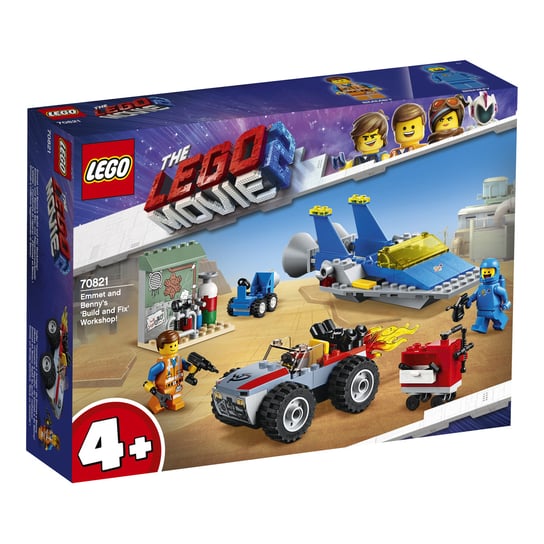 LEGO Movie 2, klocki Warsztat Emmeta i Benka, 70821 LEGO