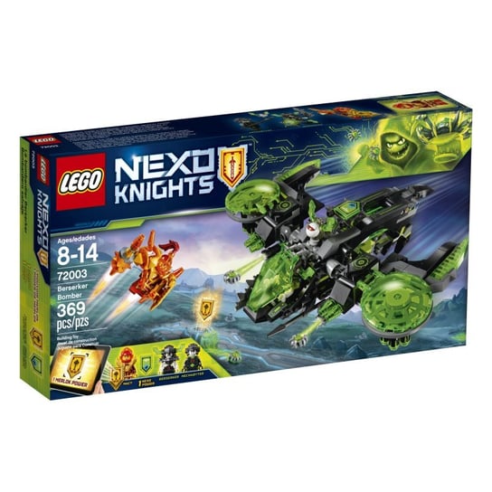 LEGO Nexo Knights, klocki Bombowiec Berserkera, 72003 LEGO