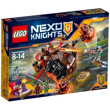 LEGO Nexo Knights, klocki Lawowy rozłupywacz Moltora, 70313 LEGO