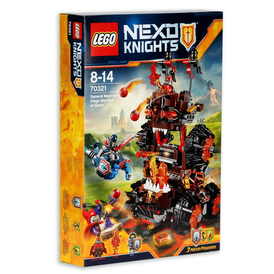 LEGO Nexo Knights, klocki Machina oblężnicza Generała Magmara, 70321 LEGO