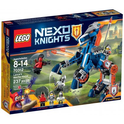 LEGO Nexo Knights, klocki Mechaniczny koń Lance’a, 70312 LEGO
