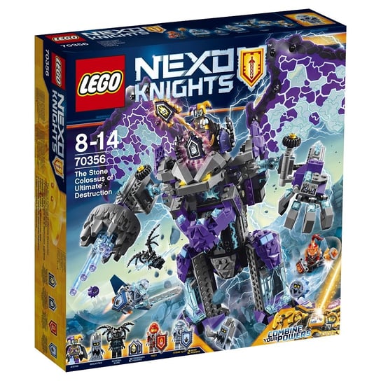 LEGO Nexo Knights, klocki Niszczycielski Kamienny Kolos, 70356 LEGO