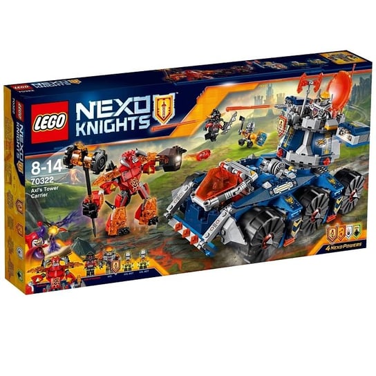 LEGO Nexo Knights, klocki Pojazd Axla, 70322 LEGO