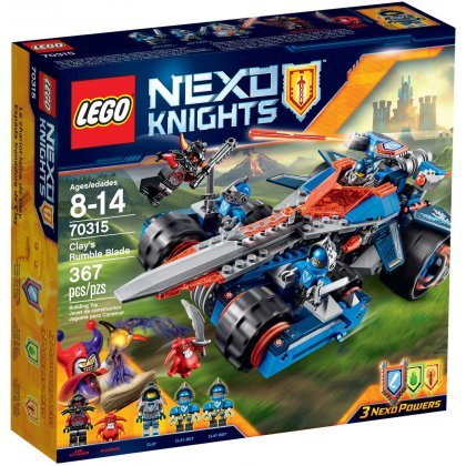 LEGO Nexo Knights, klocki Pojazd Claya, 70315 LEGO