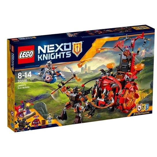LEGO Nexo Knights, klocki Pojazd Zła Jestro, 70316 LEGO