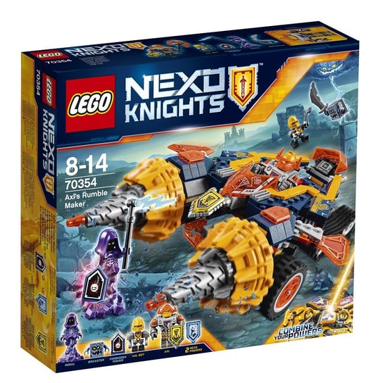 LEGO Nexo Knights, klocki Rozbijacz Axla, 70354 LEGO