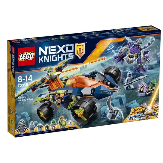 LEGO Nexo Knights, klocki Wspinacz Aarona, 70355 LEGO