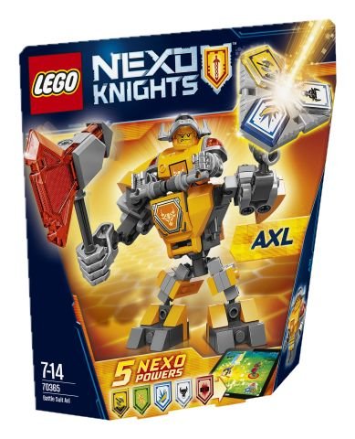 LEGO Nexo Knights, klocki Zbroja Axla, 70365 LEGO