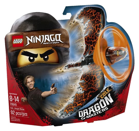 LEGO Ninjago, klocki Cole — smoczy mistrz, 70645 LEGO