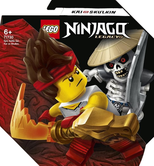 LEGO Ninjago, klocki Epicki zestaw bojowy — Kai kontra Szkielet, 71730 LEGO
